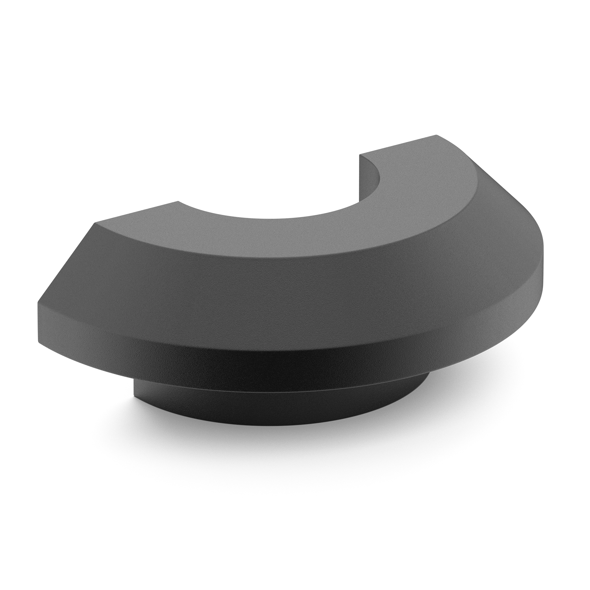 Smooth-Curved Geometric C-Pull Handle