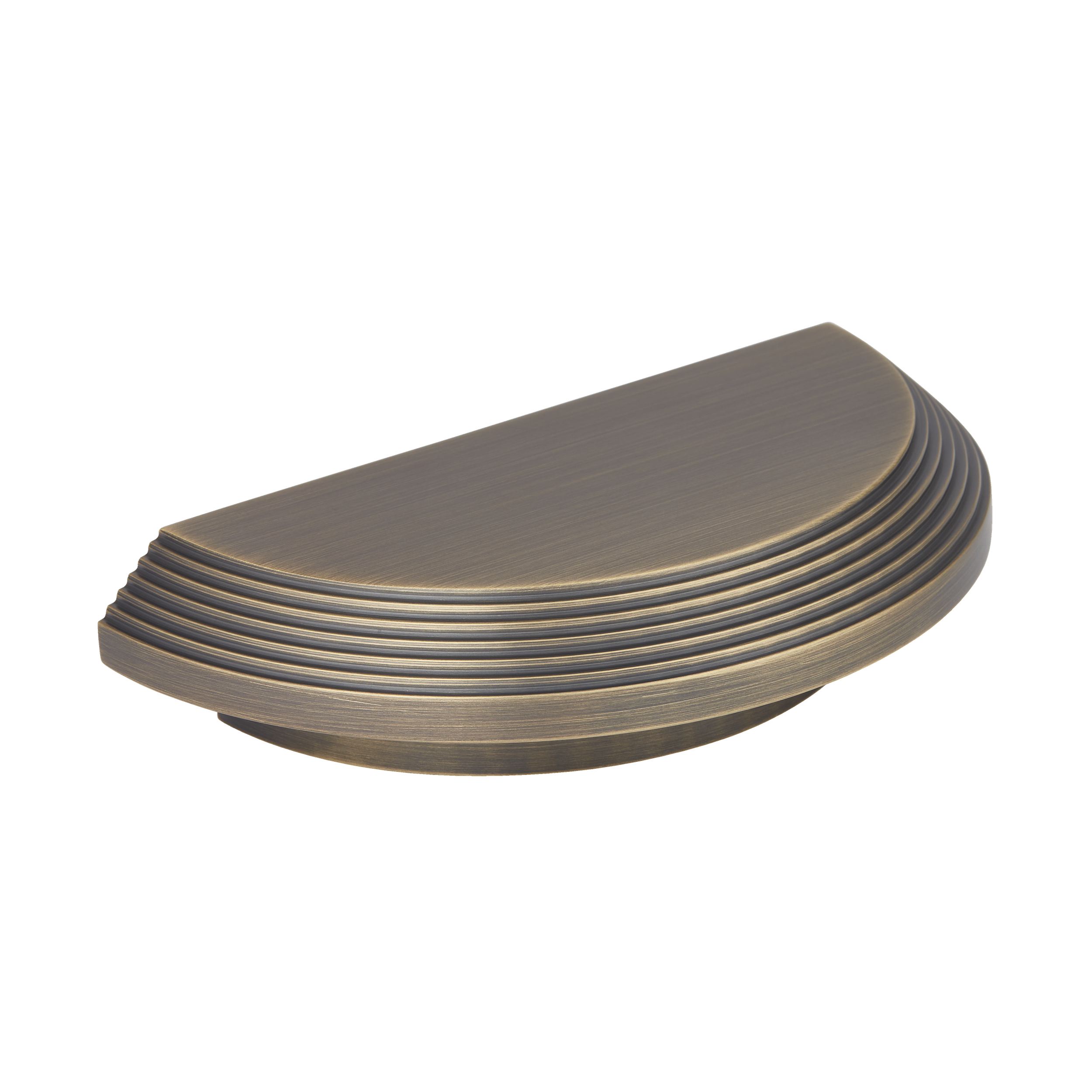 Concentric-stepped Semicircular Metal D-Pull Handle