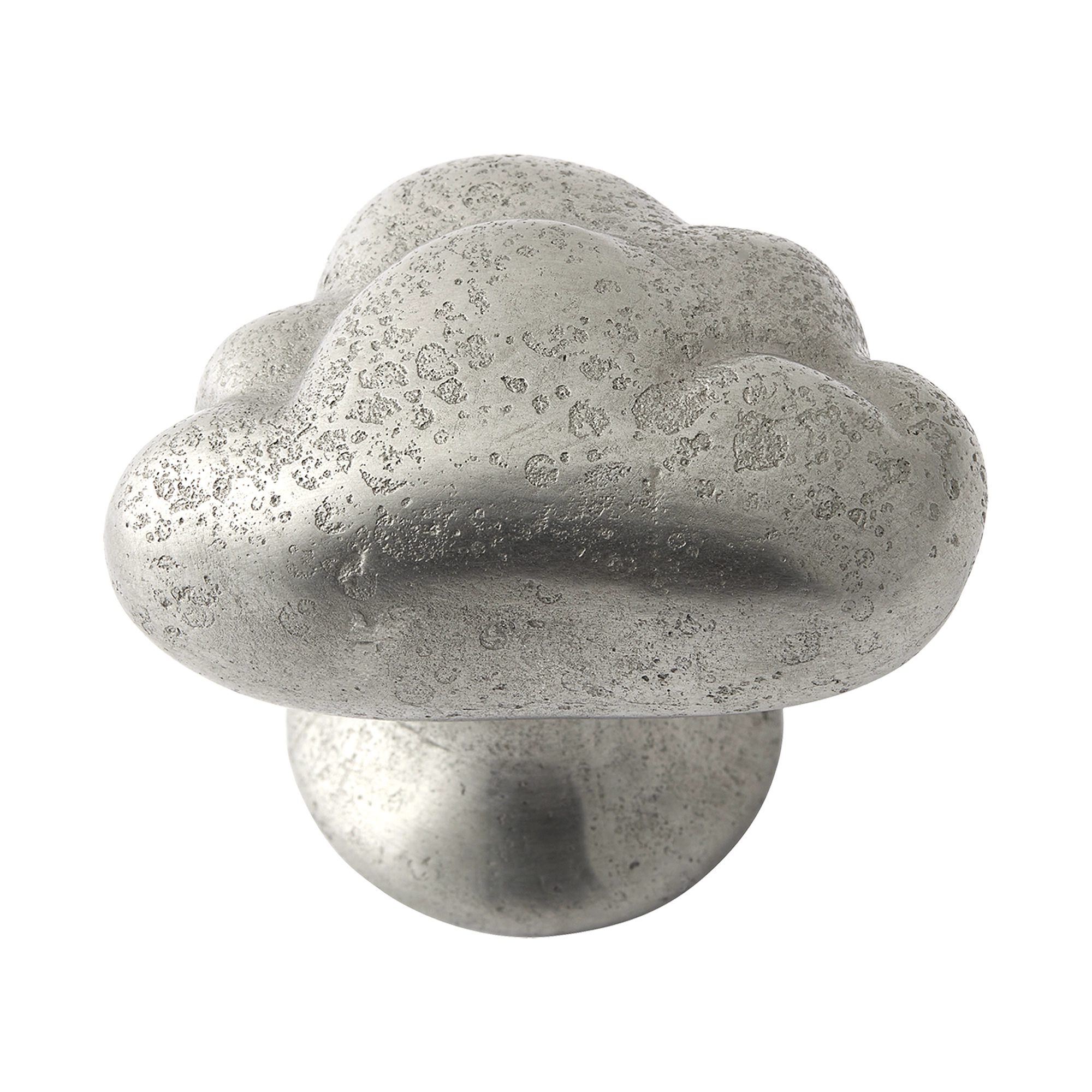 Distressed-textured Cloud-shaped Cabinet Knob