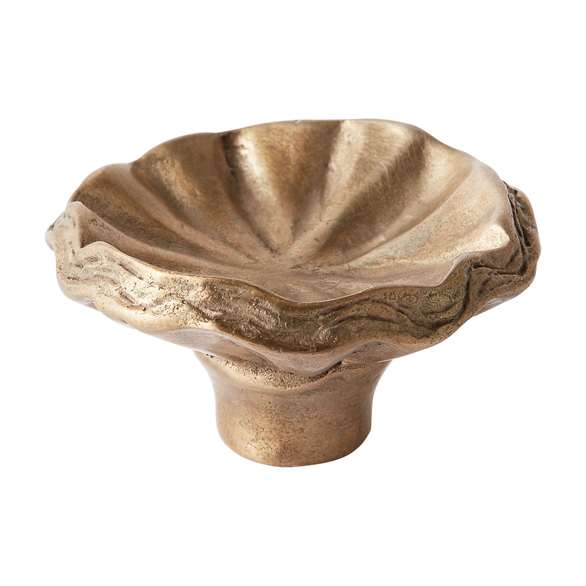 Fluted Petal-like Silicon Bronze Cabinet Knob