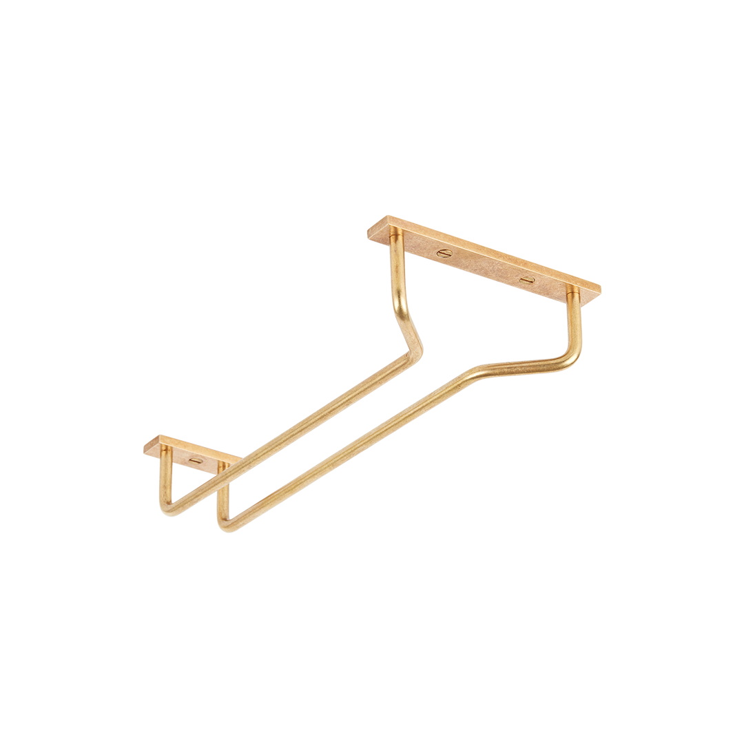 Geometric Curved Dual-rod Hanging Rack