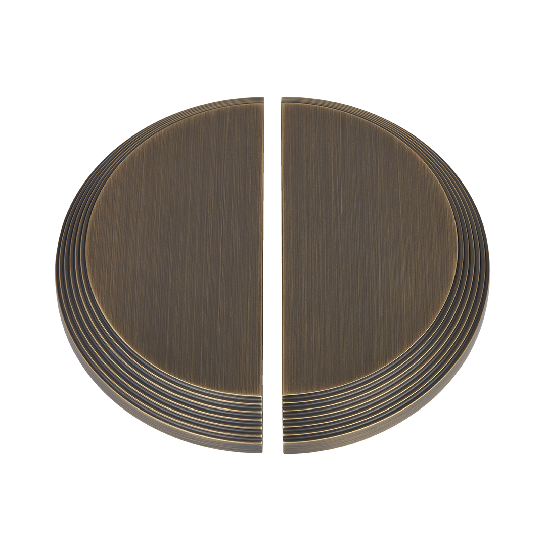 Concentric-stepped Modular Metal Door Pull Handle