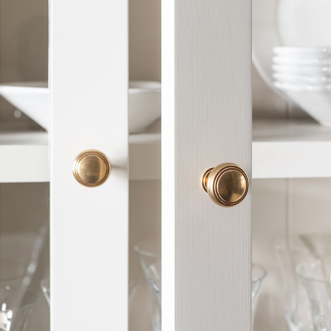 Concentric-ringed Traditional Cabinet Knob