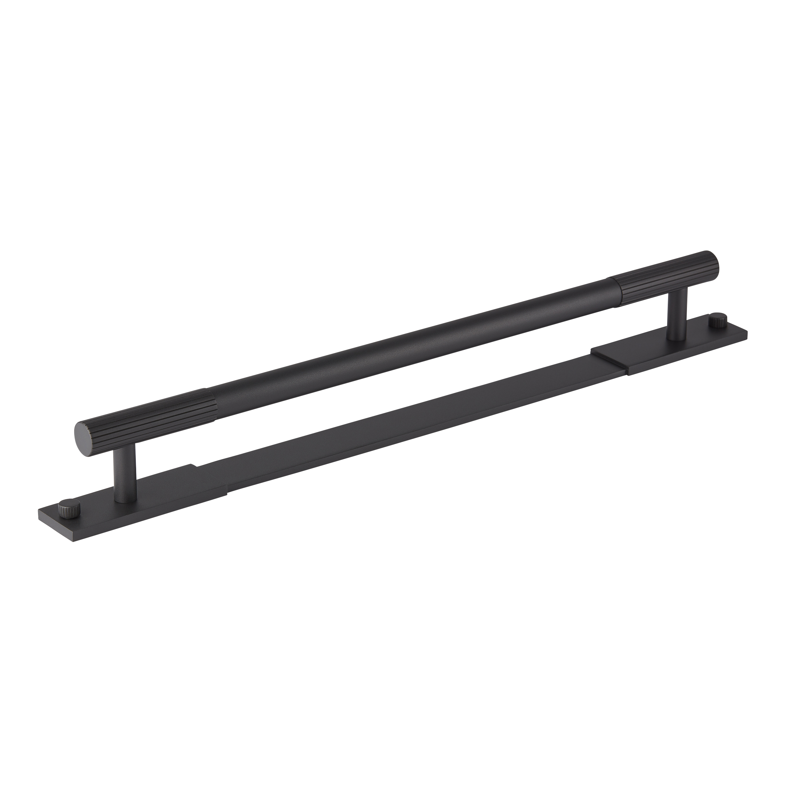 Premium Knurled Appliance Pull Handle with Backplate